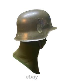 WW2/Post War Norwegian Army Refurbished/Re-Issued M42 German Helmet