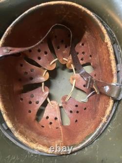 WW2/Post War Norwegian Army Refurbished/Re-Issued M42 German Helmet