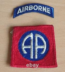 WW2 United States Army 82nd Airborne Paratrooper Original Shoulder Patch 1943-45