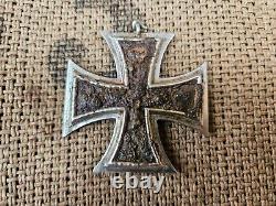 WW2 WWI ORIGINAL GERMAN IRON CROSS EKII RELIC of 18. Armee from KURLAND