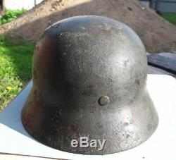 WW2 WWII Full Original German Helmet M35 EF62