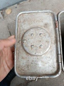 WW2 WWII GERMAN Fiald KitchenKaffee Contain aluminum BOX 1941 WEHRMACHT