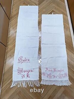 WW2 WWII GERMAN Original towels 2pcs