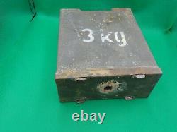 WW2 WWII GERMAN ZINC BOX FROM 3 KG SAPPER DEMOLITION CHARGE Rare