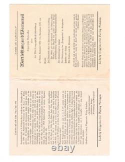 WW2 WWII German Original Artillery General military booklet combat soldier army
