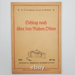 WW2 WWII German Original Middle East Palestine military Wehrmacht guide book old