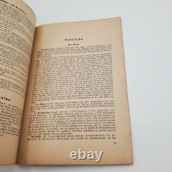 WW2 WWII German Original Middle East Palestine military Wehrmacht guide book old