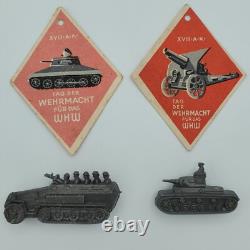 WW2 WWII German Original tank Sd. Kfz. Artillery WHW Wehrmacht set toys vehicles