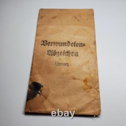 WW2 WWII German Original wound badge paper sleeve bag envelope rare maker Wien