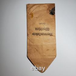 WW2 WWII German Original wound badge paper sleeve bag envelope rare maker Wien