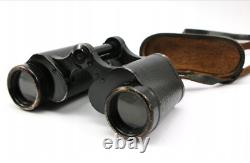 WW2 WWII German Wehrmacht Carl Zeiss Binoculars Waffenamt Bakelite case 1937