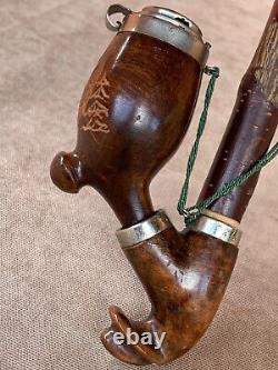 WW2. WWII. German huntsman's pipe. Wehrmacht