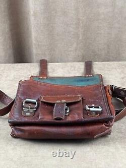 WW2. WWII. German leather personal bag. Wehrmacht