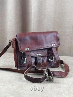 WW2. WWII. German leather personal bag. Wehrmacht