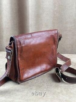 WW2. WWII. German leather personal bag. Wehrmacht