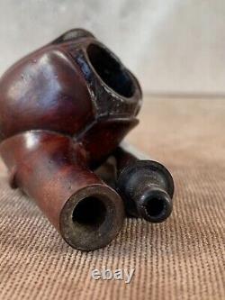 WW2. WWII. German smoking pipe, handmade. Wehrmacht