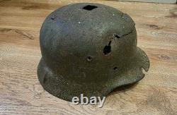 WW2 WWII Original German Helmet M35