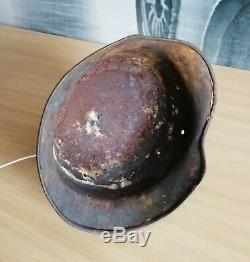 WW2 WWII Original German Helmet M40 ET68 #4868