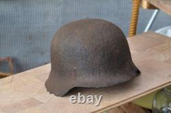 WW2 WWII Original German Helmet from the battlefield. Kurland