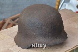 WW2 WWII Original German Helmet from the battlefield. Kurland