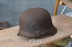 WW2 WWII Original German Helmet from the battlefield. Kurland