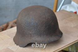WW2 WWII Original German Helmet from the battlefield. Kurland