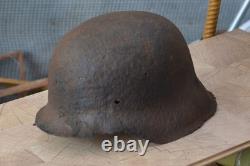 WW2 WWII Original German Helmet from the battlefield. Kurland