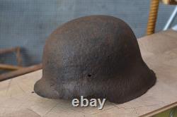 WW2 WWII Original German Helmet from the battlefield. Kurland