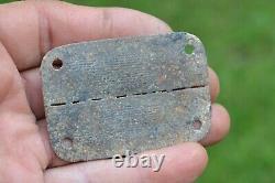 WW2 WWII Original German dog tag ID identity soldier madal Front Stalag 150