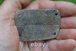 WW2 WWII Original German dog tag ID identity soldier madal Front Stalag 150