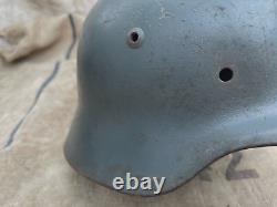 WW2 WWII Original German helmet M35/64