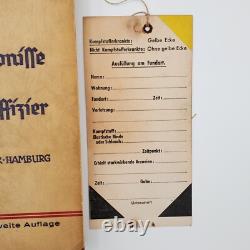 WW2 WWII Original German military signed set tags Wehrmacht author doctor medic