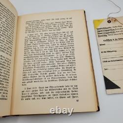 WW2 WWII Original German military signed set tags Wehrmacht author doctor medic