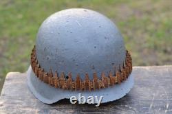 WW2 WWII Original German relic from the battlefield Artifacts, Helmet, M42