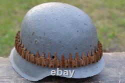 WW2 WWII Original German relic from the battlefield Artifacts, Helmet, M42