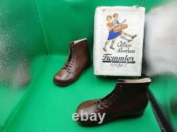 WW2 WWII Rare original german Boys Shoes'Trommler' in Box 27