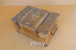 WW2 WWII Wehrmacht German Military Army Box Crate Chest Nebellicht Dated 1942