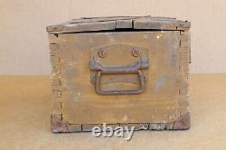 WW2 WWII Wehrmacht German Military Army Box Crate Chest Nebellicht Dated 1942