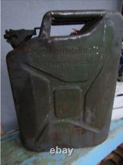 WW2 WWII german Wehrmacht original jerrycan Canister 20L oil fuel petrol can 2WW