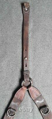 WW2 german late combat Y-straps original