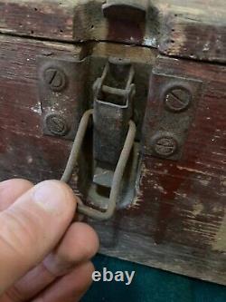 WW2 german wooden ammo case box 7.92 mm cartridges to MG42 dated 1944 WWII rare