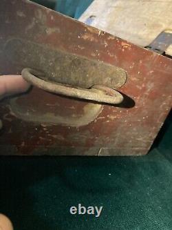 WW2 german wooden ammo case box 7.92 mm cartridges to MG42 dated 1944 WWII rare