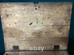 WW2 german wooden ammo case box 7.92 mm cartridges to MG42 dated 1944 WWII rare