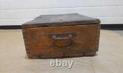 WW2 german wooden ammo case box 7.92 mm cartridges to MG42 dated to 1944 WWII