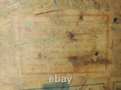 WW2 german wooden ammo case box 7.92 mm cartridges to MG42 dated to 1944 WWII