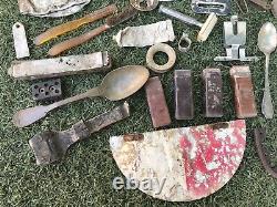 WW2 lot of German items from the bunker of Stalingrad. Original