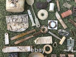 WW2 lot of German items from the bunker of Stalingrad. Original
