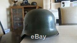 WW2 original M35 German combat Helmet