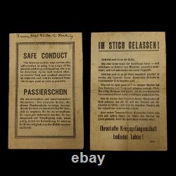 WWII 1944-1945 Allied Air Dropped German Propaganda Leaflet European Theater