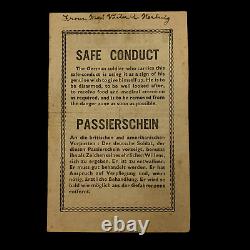 WWII 1944-1945 Allied Air Dropped German Propaganda Leaflet European Theater